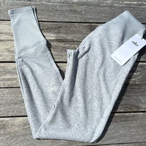 ALO YOGA High-Waist Lounge Leggings Athletic‎ Heather grey xxs nwt